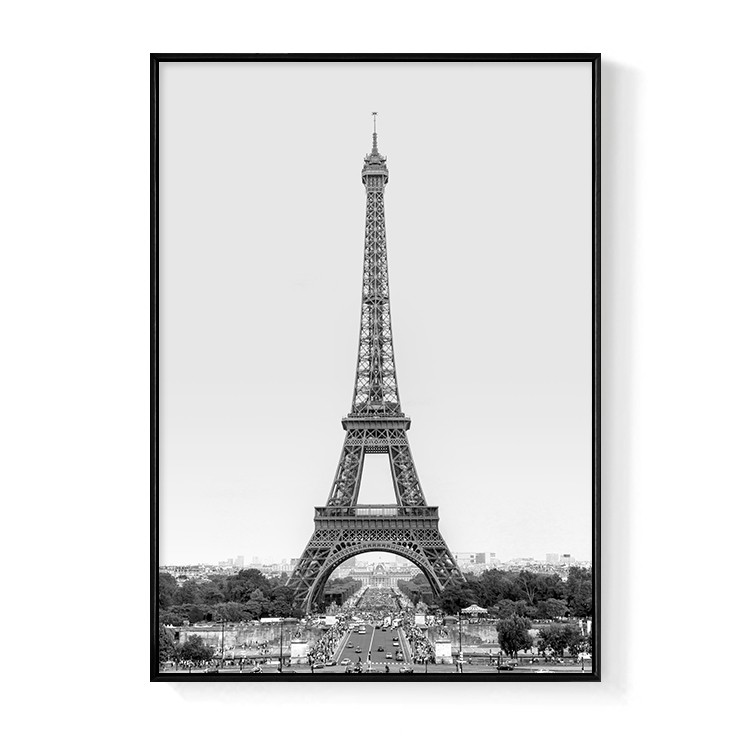 菠蘿選畫所-巴黎鐵塔-北歐/畫/客廳掛畫/城市畫作/玄關/工作室/設計海報/複製畫/設計師/複製畫