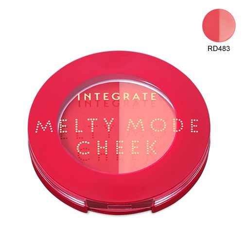 商品名稱：INTEGRATE 微醺雙色頰彩霜RD483規格：2.7 g製造日期 / 有效日期：如包裝所示保存期限：5年產地：日本貨源：公司貨*其他資訊請參閱產品包裝說明。 【溫馨提醒】勿讓嬰幼兒童接觸