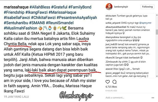 Sindir Bella Gagal Nikah dengan Afie Kalla, Marissa Haque Bikin Geger