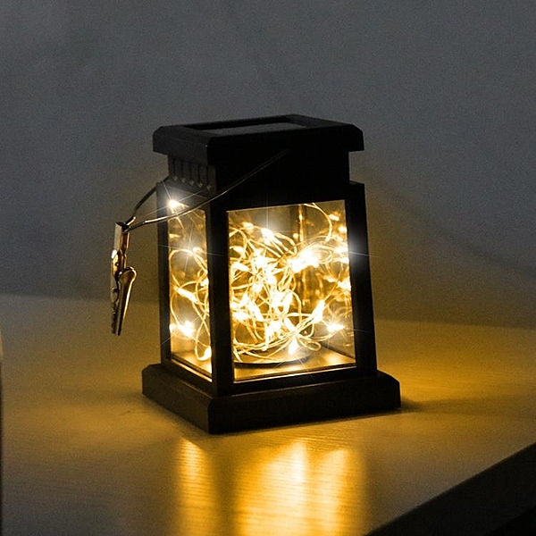 太陽能閃爍蠟燭燈復古氛圍景觀花園裝飾燈戶外防水壁燈庭院燈