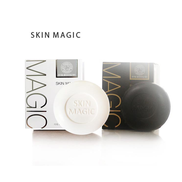 韓國 Skin Magic 紅蔘奇蹟黑頭粉刺滅除竹炭皂 100g 粉刺皂【美日多多】