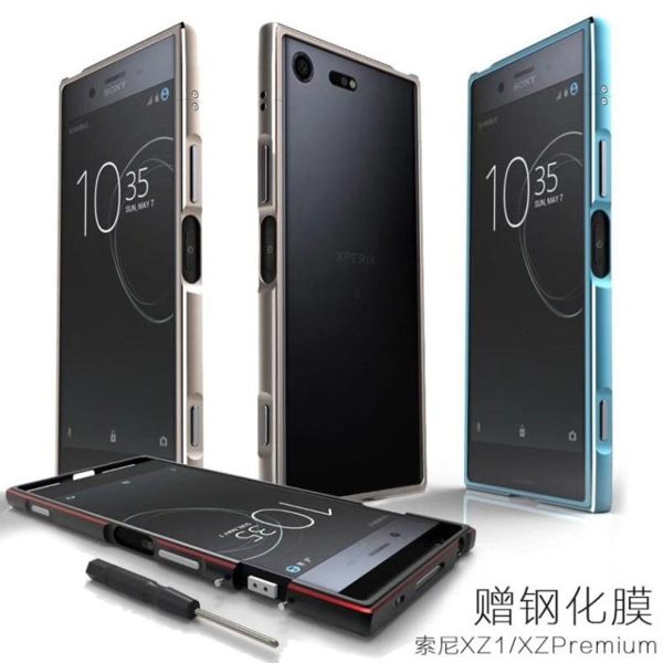 sony索尼xzp手機殼XZ1金屬邊框G8342防摔XZ2 Premium女款
