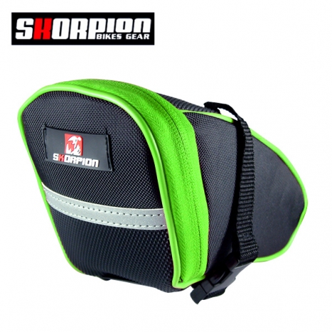 【德國 SKORPION】 自行車專用牛角後置物袋(大) (顏色隨機)