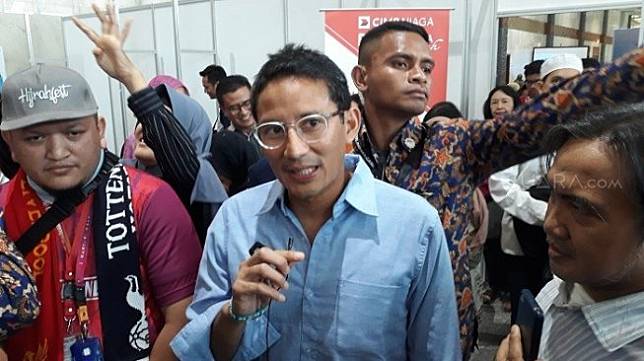 Cawapres Sandiaga Uno (Suara.com/Novian).