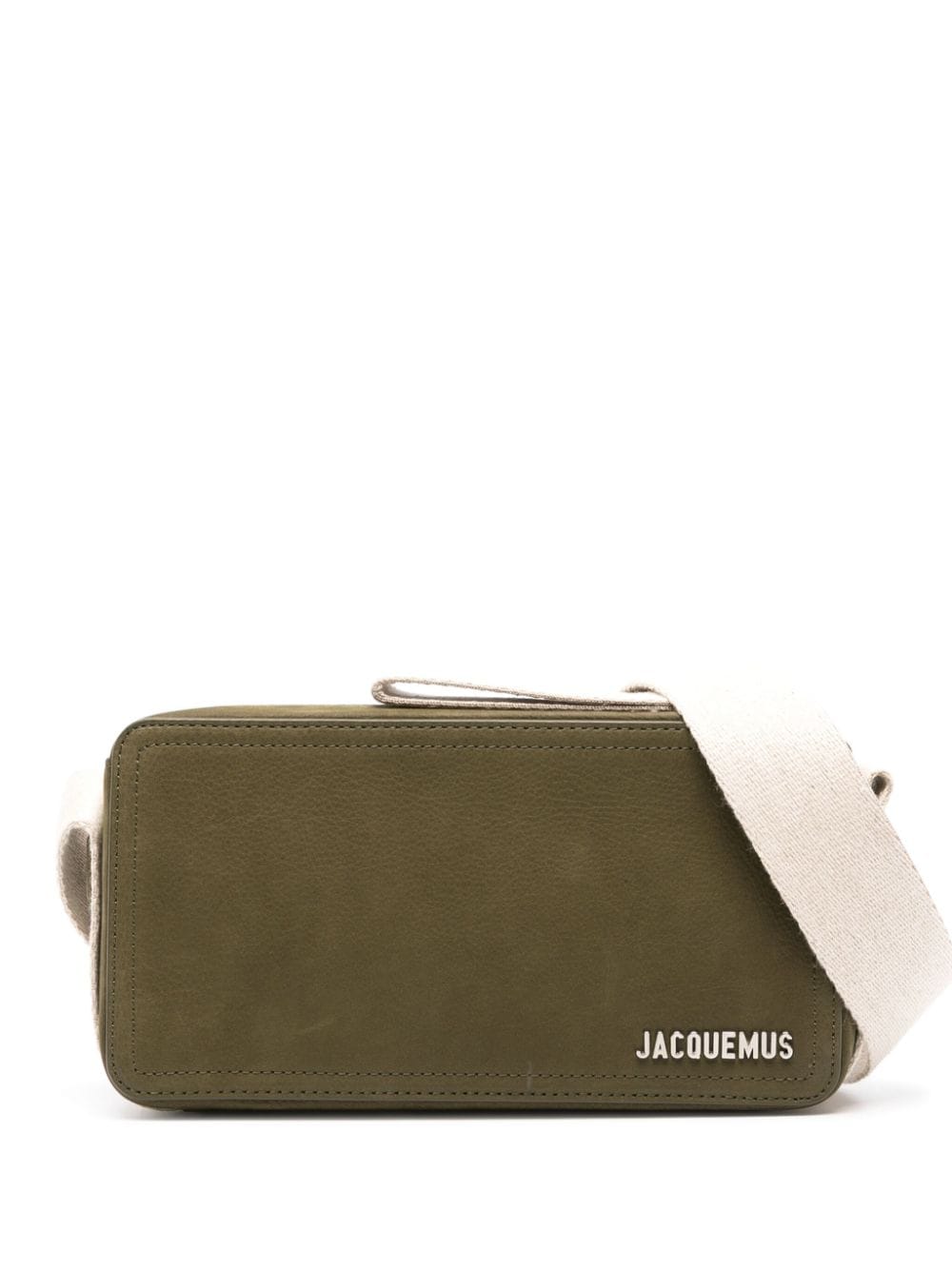 Jacquemus - Le Cuerda Horizontal messenger bag - men - Calf Suede/Cotton - One Size - Green