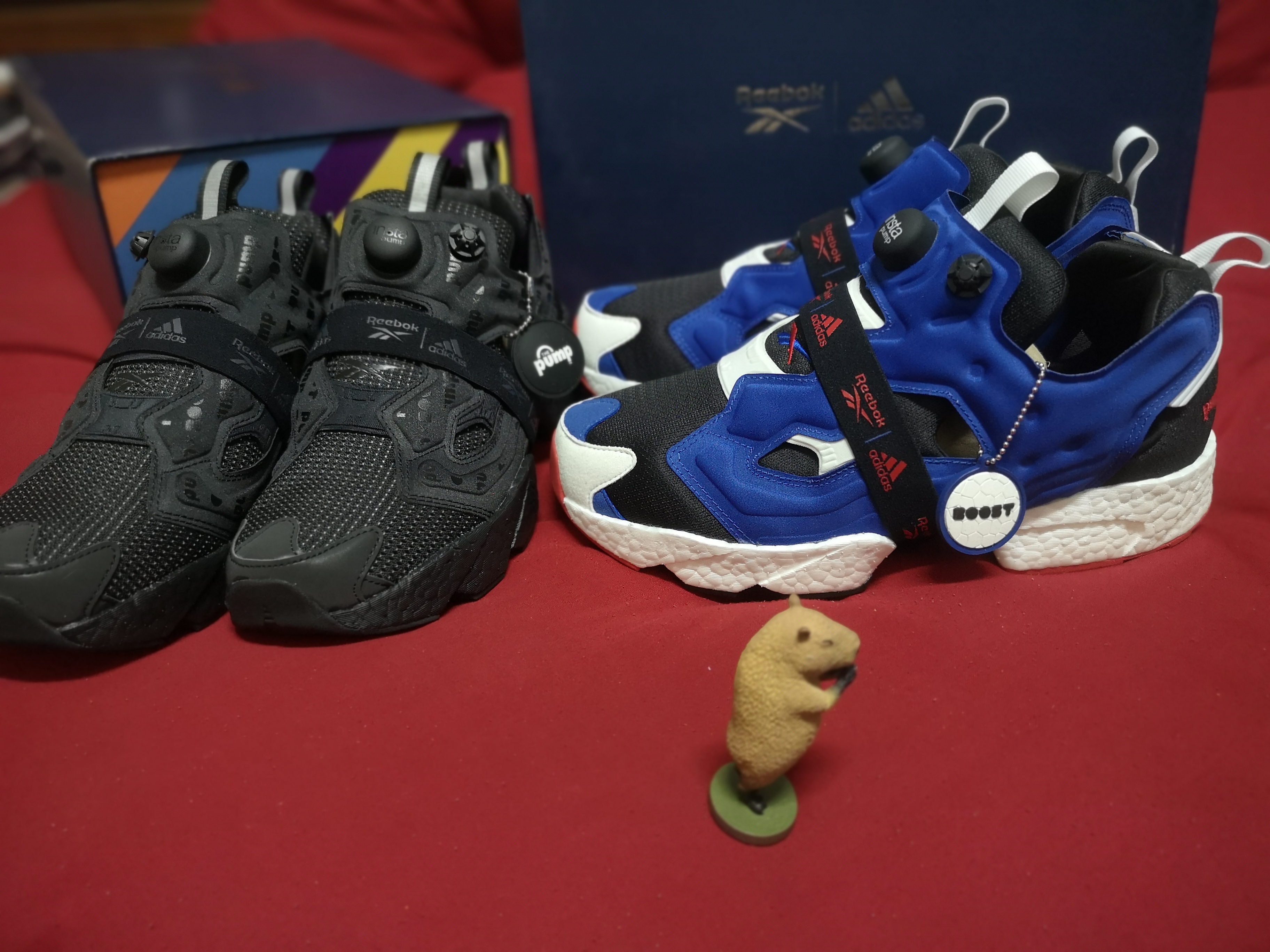網友丁仔開箱 Adidas X Reebok Instapump Fury Boost Line購物