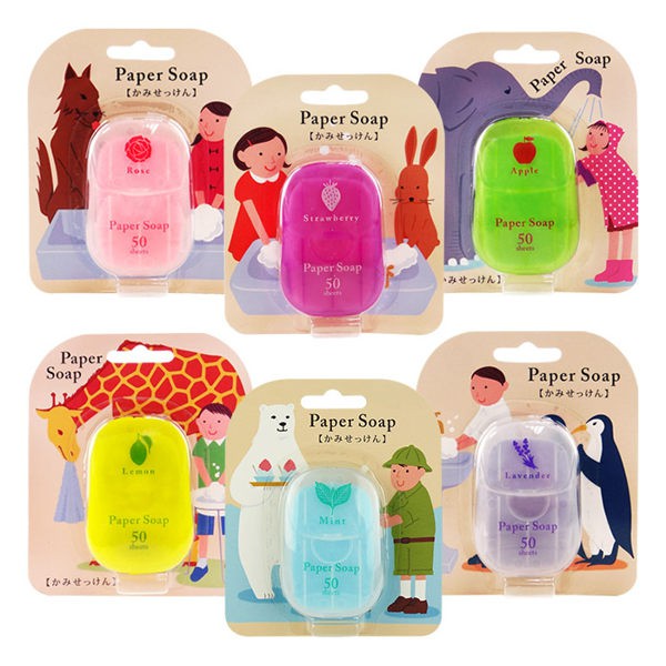 Charley紙香皂攜帶式抽取式50枚入