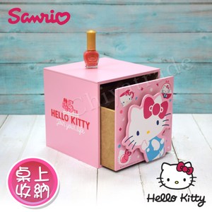 【Hello Kitty】凱蒂貓 立體裁片單抽盒 桌上收納 文具收納