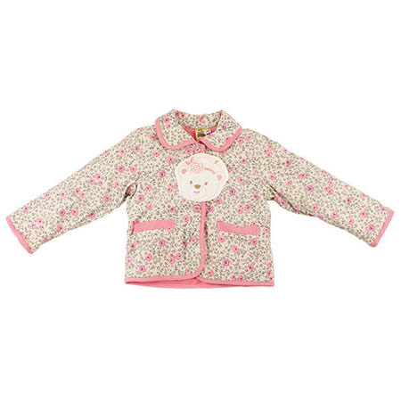 【愛的世界】MYBABY 小熊甜心系列鋪棉內刷毛小外套/4~8歲-中國製-