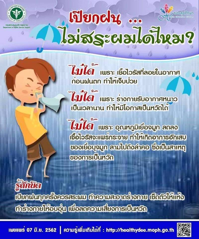 เปียกฝน .. ไม่สระผมได้ไหม? | สวพ.Fm91 | Line Today