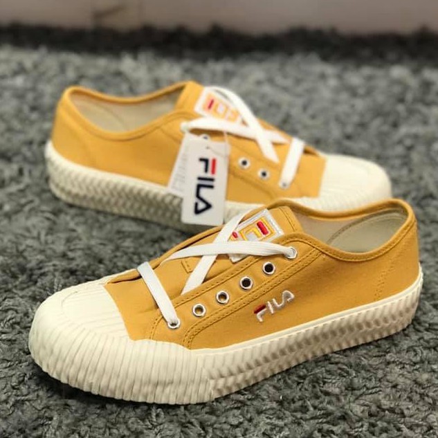 Fila 土黃色 餅乾鞋 帆布鞋 4-c320t-991 23 29cm [Q1現貨]