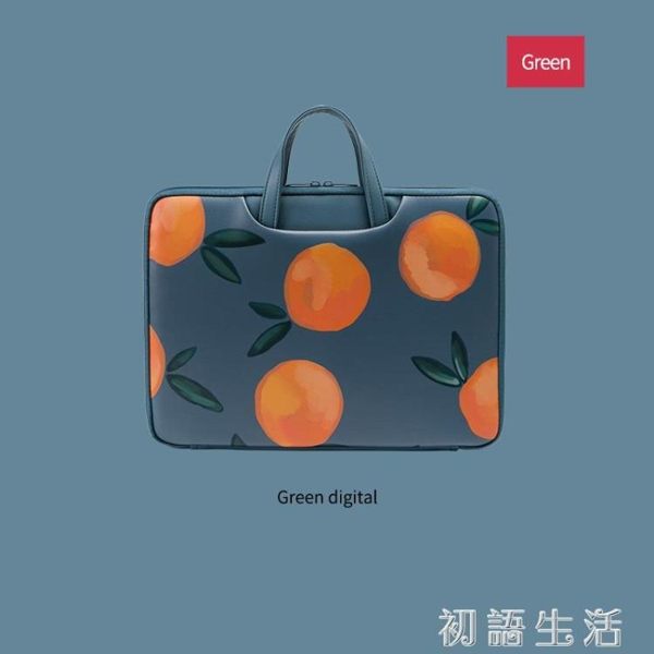 筆記本電腦包女手提蘋果聯想戴爾華碩可愛小清新13.3寸15.6公文包 初語生活