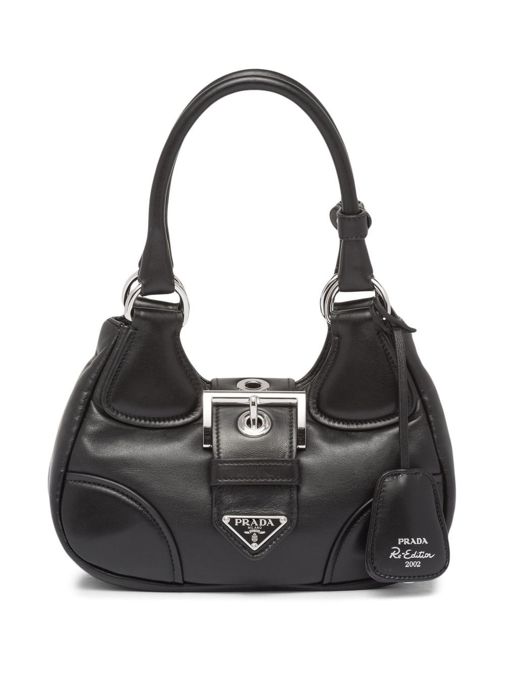 Prada - Moon padded nappa-leather mini bag - women - Nappa Leather - OS - Black
