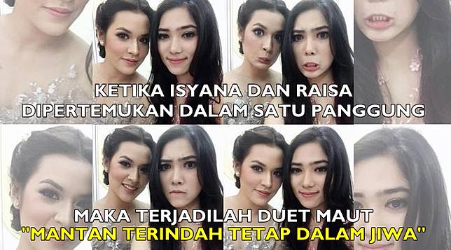 10 Meme Raisa vs Isyana Ini Bikin Susah Milih Deh