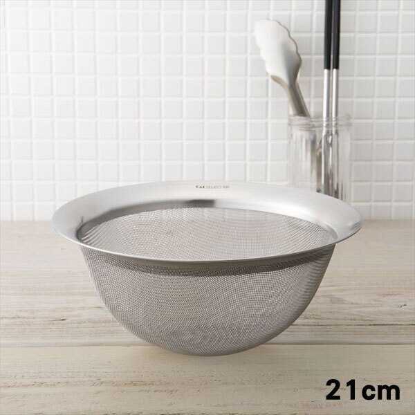 《富樂雅居》日本 貝印 KAI SELECT100系列 不鏽鋼 濾網 瀝水籃 ( 21cm )