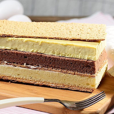 【拿破崙先生】獻·花季千層組 五星級布蕾千層1+鮮奶軟法5入