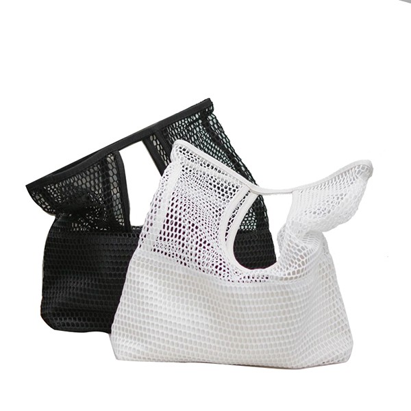 NXS 洞洞手提包 手拿包 包包 購物袋 小包 簍空 網洞 網眼 沙灘包 海灘包 游泳 運動 網紅 韓國