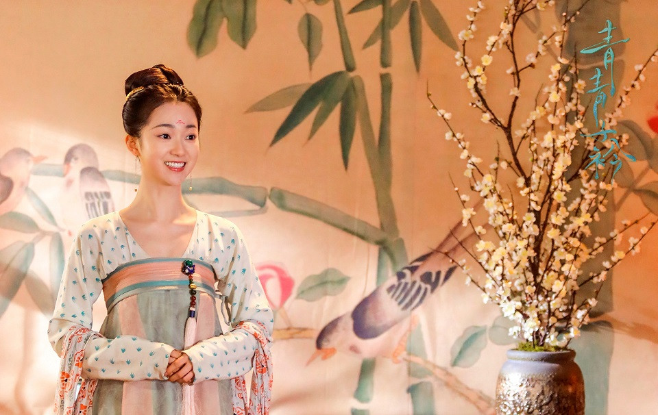 熱播甜寵劇古裝女神8：嚴伊依 飾演《青青子衿》趙清禾