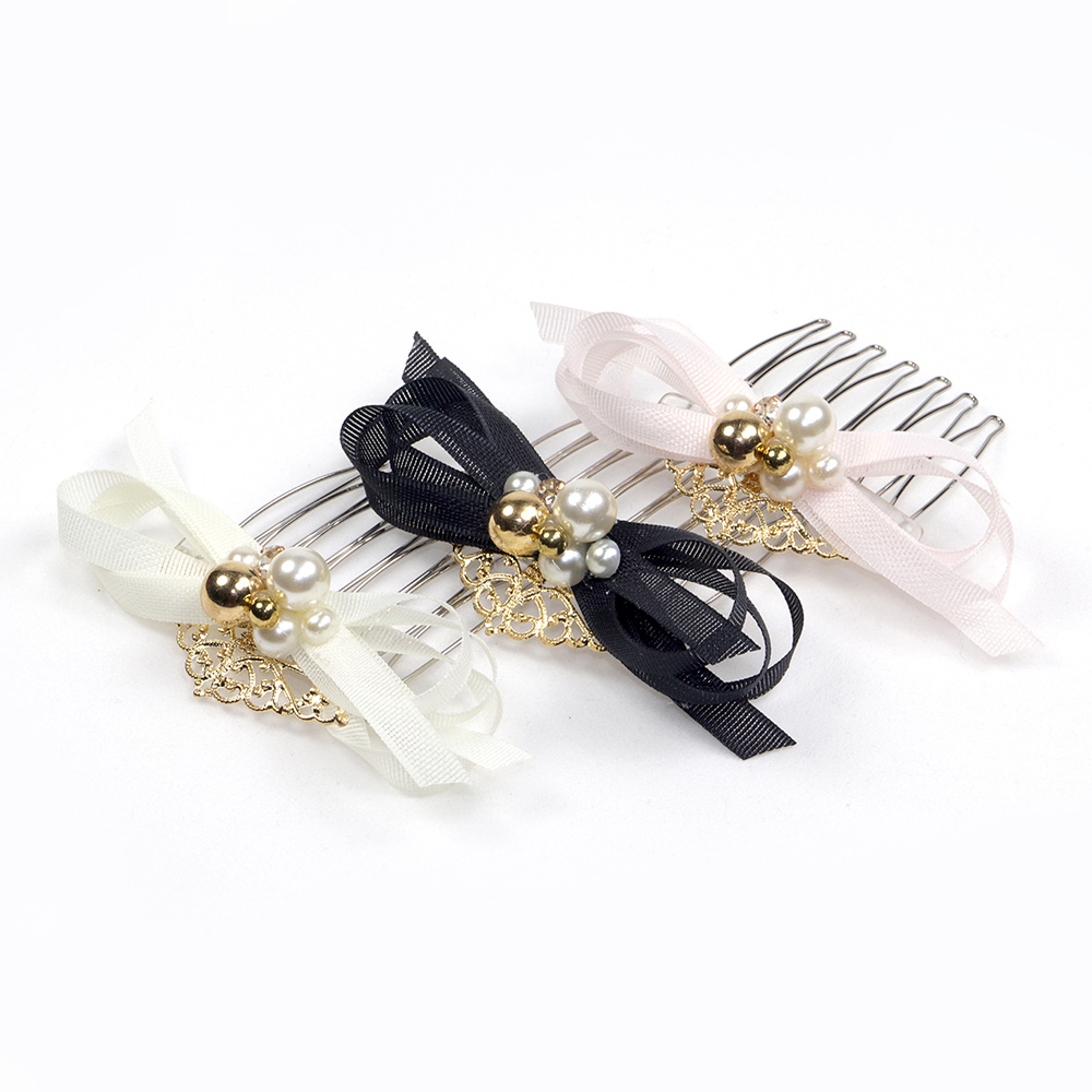 [韓國設計師款]夢幻公主金屬片蝴蝶結短髮叉 3色