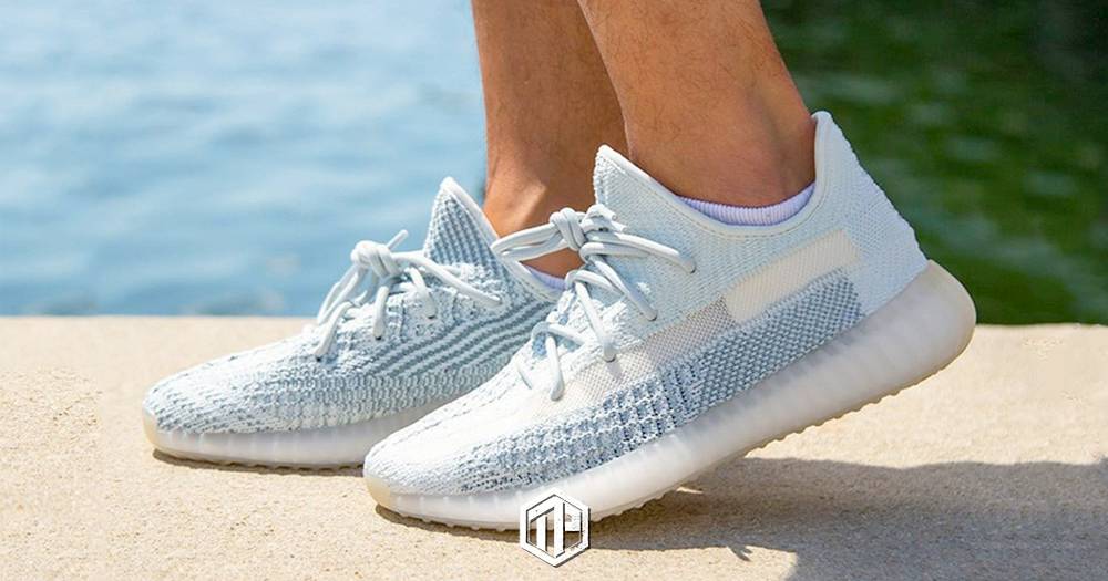 adidas yeezy cloud white reflective