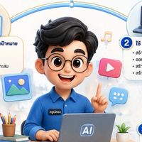 การสร้างสื่อการเรียนรู้ด้วยปัญญาประดิษฐ์ (Al) เพื่อพัฒนาการจัด