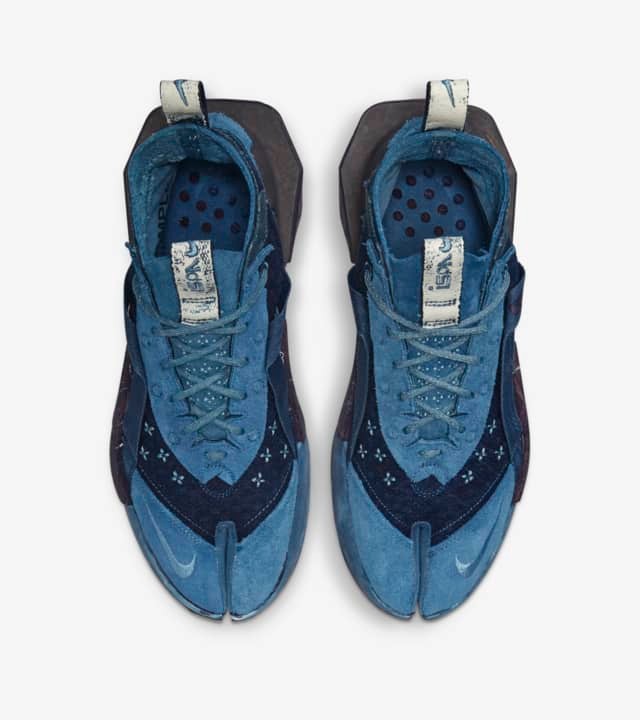 足袋が着想源のNIKEスニーカーに藍染モデル「ISPA ドリフター Indigo