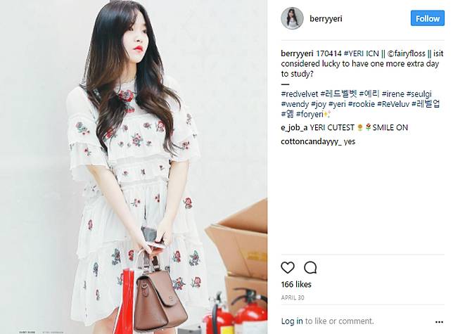 8 Inspirasi Memakai Dress Buat Lebaran ala Yeri Red Velvet Buat Kita yang Bertubuh Mungil