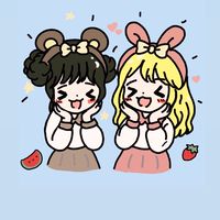 一起可愛吧ꪔ̤̮