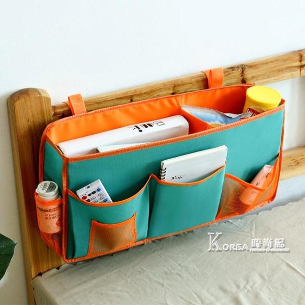 宿舍上鋪收納袋墻上掛袋學生寢室床頭手機書本掛式儲物袋收納神器