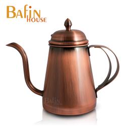 【Bafin House】welead 古銅 職人不鏽鋼手沖壺 600ml