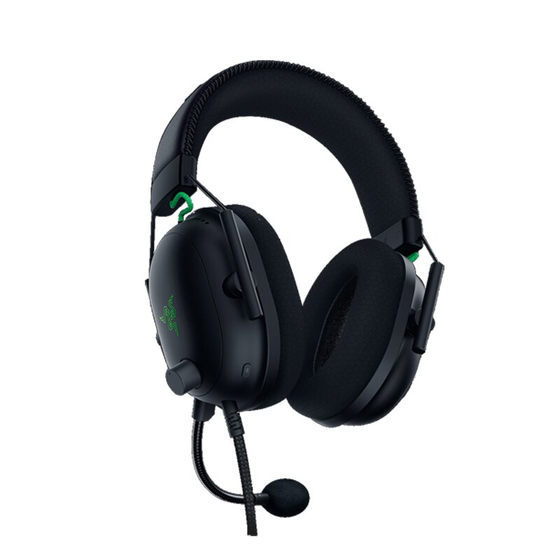 1、50MM 驅動單體 2、搭載 USB 音效卡 3、心型指向麥克風 4、進階被動抗噪 5、FLOWKNIT 記憶泡綿耳墊