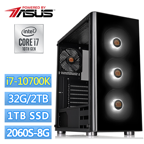 ● Intel I7-10700K 八核心處理器● 華碩 TUF GAMING Z490-PLUS (WI-FI) 主機板● 16G DDR4-3200 *2 超頻記憶體● 2TB 硬碟● 1TB M