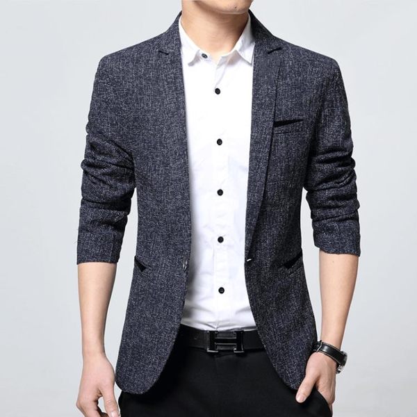 男士休閒西服韓版修身小西裝外套男加厚便西潮單西男上衣 露露日記