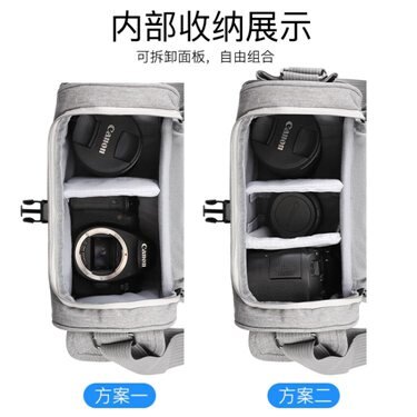 單反相機包女尼康數碼收納包微單袋男鏡頭保護套攝影單肩便攜內膽包m6索尼a6000斜跨m100防水