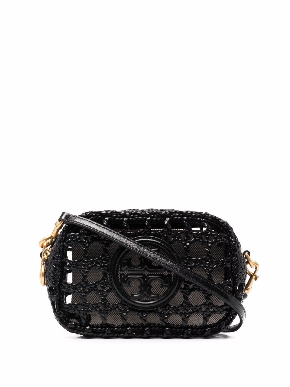 Tory Burch - Perry Bombé woven bag - women - Leather - One Size - Black
