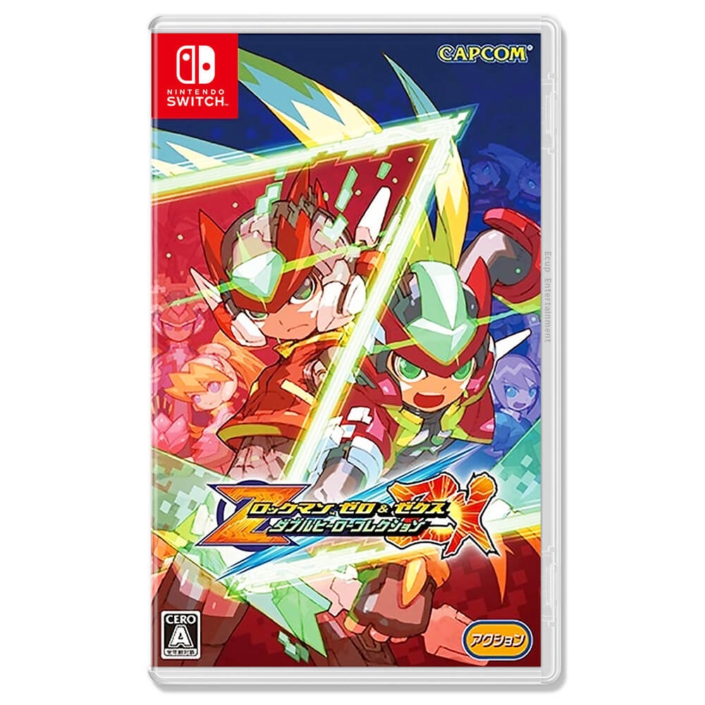 商品特色主機平台：Switch遊戲類型：動作製作廠商：CAPCOM發行廠商：CAPCOM代理廠商：CAPCOM Asia《洛克人 ZERO / ZX 傳奇合輯》將收錄 GBA《洛克人 ZERO》系列 