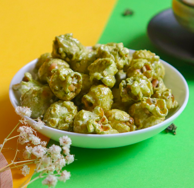 柚香金萱爆米花