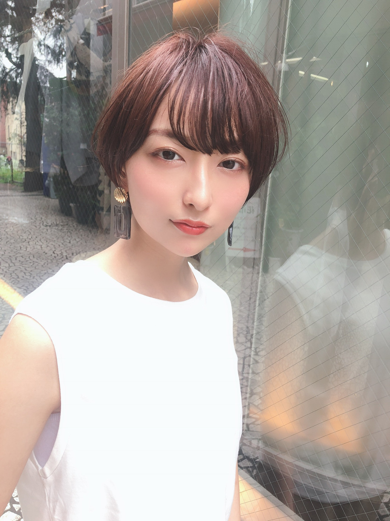 ショートボブで垢抜け女子 Hair