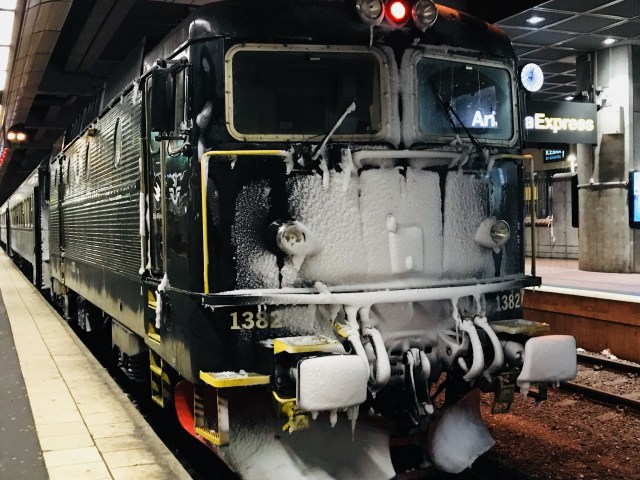 瑞典Stockholm搭乘臥舖夜車到Abisko