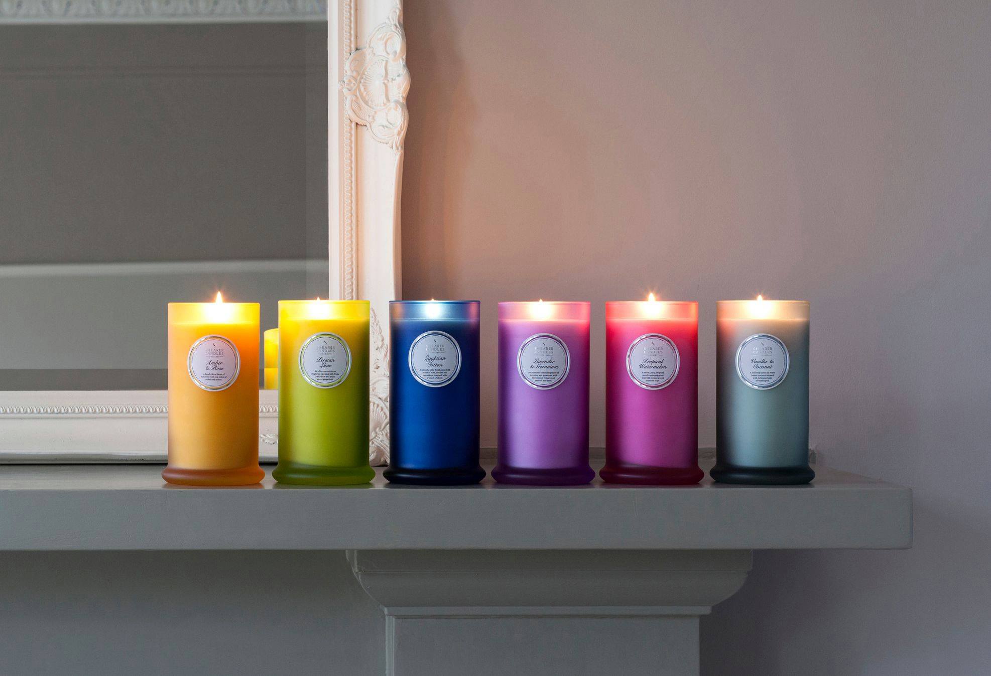 SHEARER CANDLES 英國席兒香氛 香氛蠟燭(金蓋)高L 100hr 春夏精選-6味