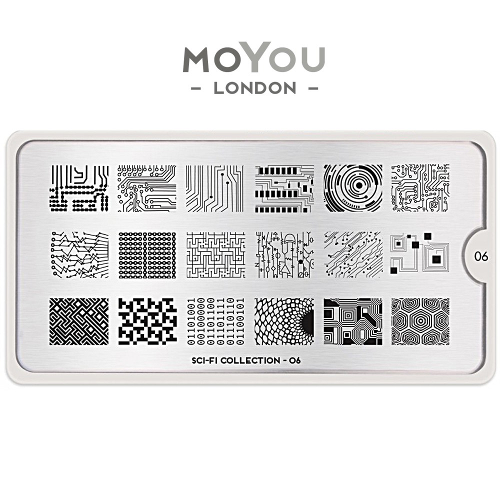 MoYou指彩印花MoYou-London Nail Art Image Plate Sci Fi Collection.對於宇宙星球的好奇，充滿無限想像力的銀河空間，是許多科幻電影的題材，也是人們熱