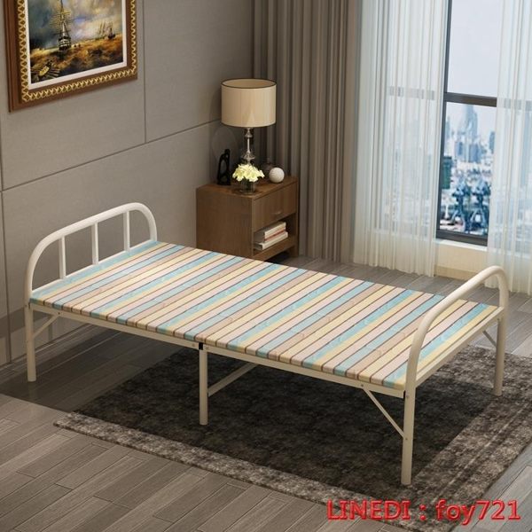 折疊床單人家用雙人床午睡床免安裝辦公室午休床木板床單人床成人DF 可卡衣櫃