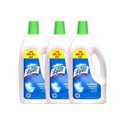 ◎適用於各種衣物且可與洗衣粉同時加入，方便省事|◎適合各種纖維，護色不掉色，可同時使用於白色及彩色衣物|◎溫和不刺激皮膚品牌:無種類:消毒液功能:抗菌包裝:衣物消毒液1000MLx3數量:3瓶容量說明