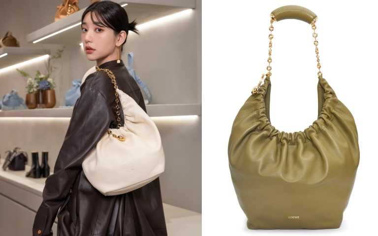 被郭雪芙看中的Squeeze包款，本季絕對會大熱賣。（圖／品牌提供）