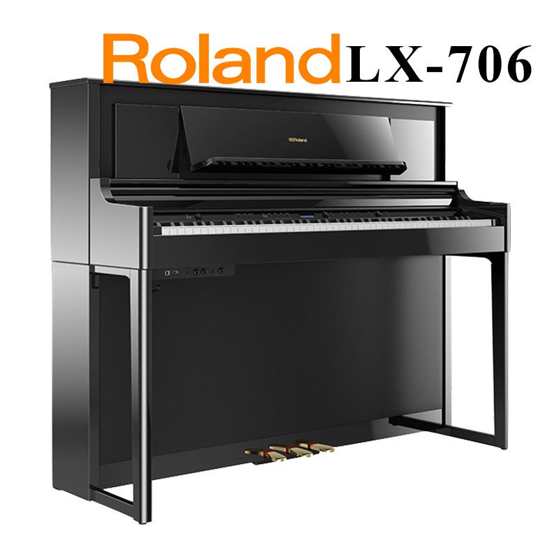 商品名稱 Roland LX706 電鋼琴 三種顏色 88鍵 免費運送組裝 分期零利率 原廠公司貨 保固12個月 數位鋼琴NCC 字號: CCAK15LP0840T8◎ 外觀 & 尺寸 & 重量✿ 顏