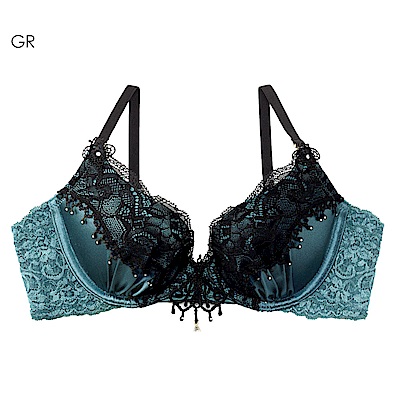 aimerfeel 奢華蕾絲高脇邊內衣亮澤緞布與奢華蕾絲搭配的性感內衣蕾絲尾端鑲上一顆顆珠飾奢華感十足