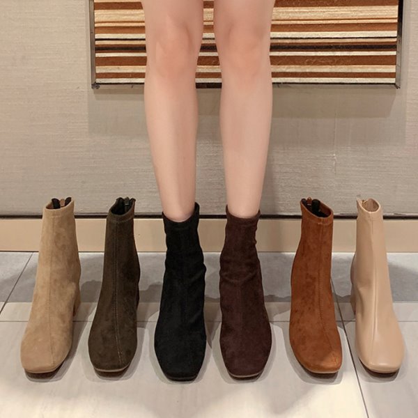 dc1322顏色：黑色/卡其/軍綠/焦糖/咖啡尺寸：35-39跟高：6cm版型：正常