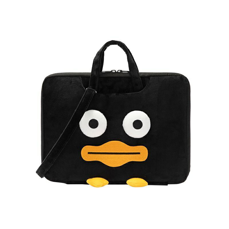 可愛斜挎手提13.3寸電腦包14筆記本內袋小新15.6寸 筆電包 ipad平板包