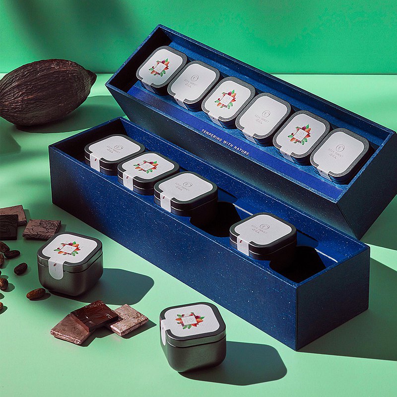 莊園薄片巧克力精裝禮盒 - 獨家系列