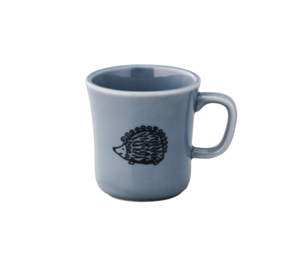 日本進口lisa larson聯名陶瓷馬克杯含木盒-刺蝟